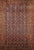Vintage Baluch Tribal Area Rug in Allover Geometric Pattern in Navy Blue, Brown, Dark Red For Sale - Image 13 of 18