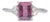 1.7Ct Bi-Color Tourmaline Ring With Earth-Mined Diamond Accents: Solid 14k Gold For Sale