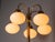 1950s Vintage Brass Floor Lamp with Five Opaline Glass Shades, 1950s For Sale - Image 5 of 9