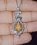 Yellow GIA Natural 4.54Cts VS F Diamond No Heat Sapphire 18K Solid Gold Pendant For Sale - Image 8 of 9