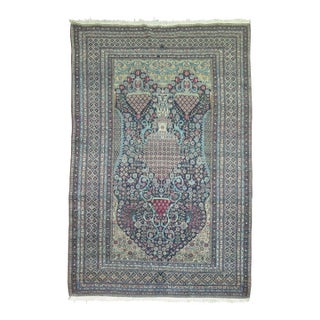 Antique Zabihi Collection Persian Teheran Carpet - 4'10" x 7'6" For Sale