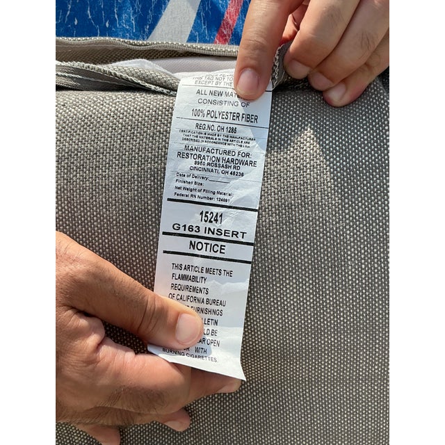 Vintage “Balmain” Wash Teak Lounge Chairs After Rh - A Pair For Sale - Image 12 of 12