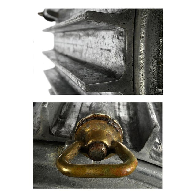 Vintage Russian Chromed-Metal Ship Searchlight For Sale - Image 5 of 9