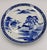 Blue Imari Japanese Meiji Period Blue & White Ceramic Porcelain Charger Plate For Sale - Image 8 of 9