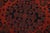Red Turkmen Rug 9’11” X 12’11” Red Wool Tribal Hand-Knotted Oriental Carpet For Sale - Image 8 of 14