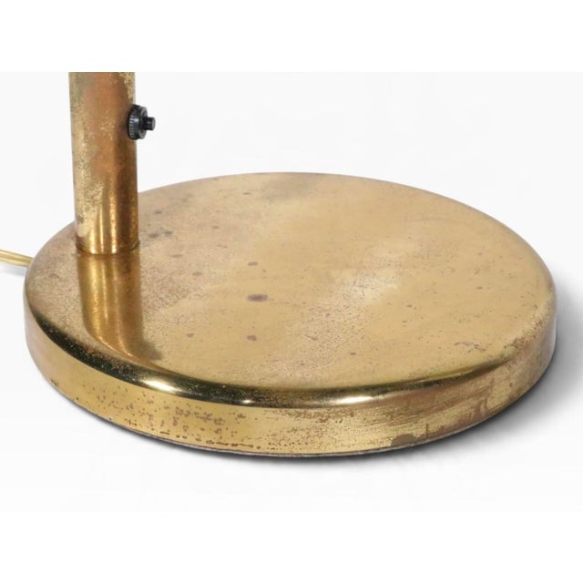 Mid 20th Century Mid Century Modern Brass Flex Arm Desk Lamp by Walter Von Nessen For Sale - Image 17 of 18