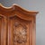 Brown Antique Baroque Style 3-Door Wardrobe in Walnut For Sale - Image 8 of 13