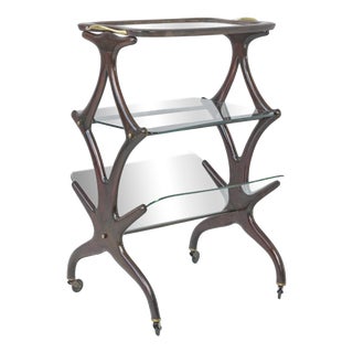 Table on Castors by Cesare Lacca for Cassina, Italy, 1955 For Sale