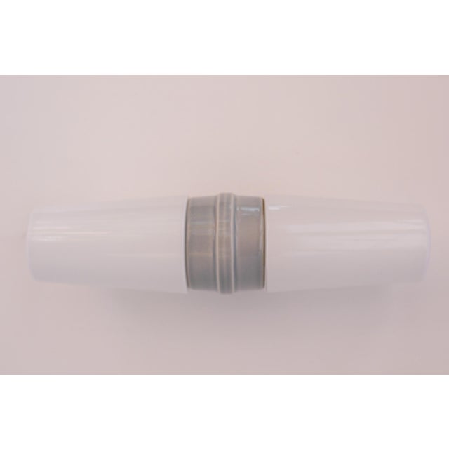 Large Mid-Century Modern Pale Grey Bathroom Sconce by Sigvard Bernadotte For Sale - Image 5 of 18