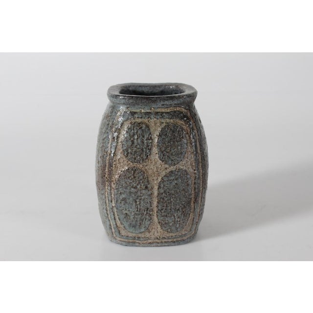 Gray Brutalist Danish Unic Rustic Vase by Sejer, 1970s For Sale - Image 8 of 8