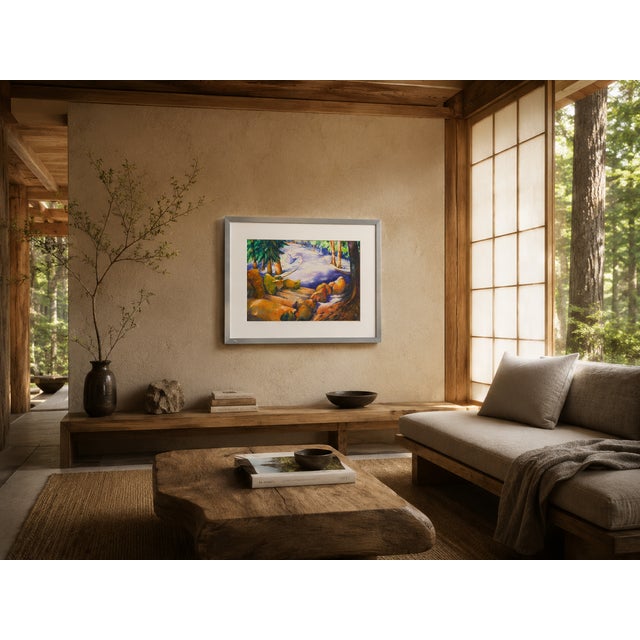 Steps to the Quiet Road - Tomoko Parry, C. 1990s For Sale - Image 9 of 10
