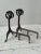 Antique Wrought Iron Figural Ram Andirons, a Pair, Circa Early 20th Century For Sale - Image 15 of 18