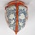Blue Japanese 19th C Kutani Hanging Vase Meiji Period For Sale - Image 8 of 13