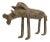 Vintage African Bronze Warthog For Sale
