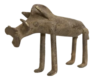 Vintage African Bronze Warthog