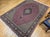 Antique Persian Tabriz Mahi Rug, Hand-Knotted Wool & Silk, Herati Geometric Pattern, Pomegranate Red & Tan, 7x10 For Sale - Image 12 of 18