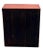 Wood Ancient Chinese Red Lacquered Square Cabinet With Brass Hardware From the 1900s For Sale - Image 7 of 8