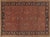 Antique Farahan Sarouk Carpet, Handmade Oriental Rug, Ivory, Red, Navy, Fine For Sale - Image 14 of 18