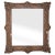 Rectangular Gold Hand Carved Wooden Mirror, Spain, 1970s For Sale - Image 6 of 6