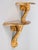 Gold Mid Century Italian Carved Giltwood Wall Brackets Shelves - a Pair For Sale - Image 8 of 8