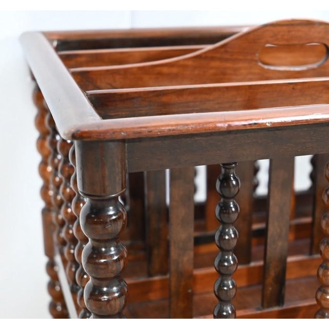 Wood 19th Century Magazine Rack For Sale - Image 7 of 18