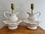 White 1970s French Country White Ceramic Pitcher and Basin Lamp Pair For Sale - Image 8 of 8