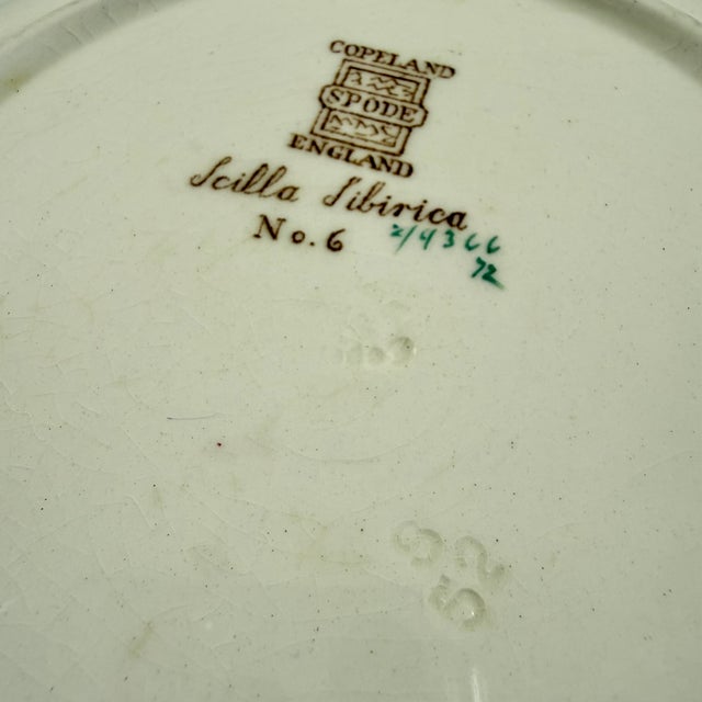 Copeland Spode Fernleigh Pattern Floral Plates, Set of Six For Sale - Image 14 of 15