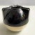 Italian Modern Spherical Table Ashtray in Black and White Plastic, 1980s For Sale - Image 6 of 9