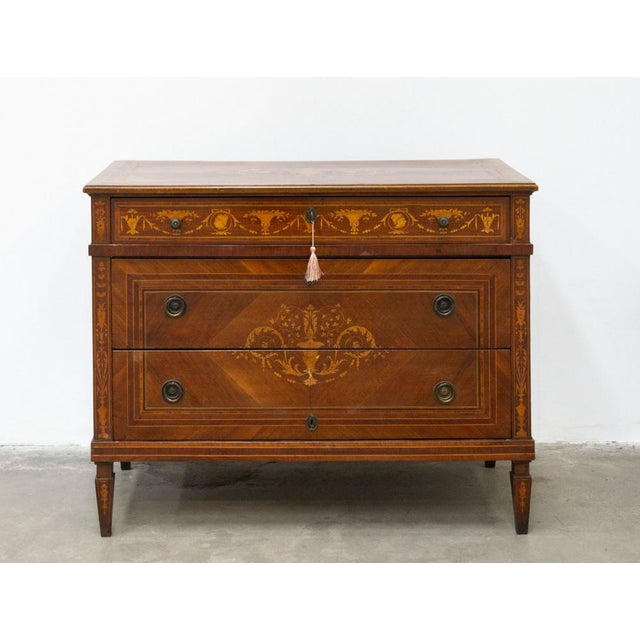 Louis XVI Style Chest of Drawers, Late 19th Century For Sale - Image 16 of 16