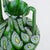 Glass Antique Millefiori Vase Green With Handles, Fratelli Toso Murano Ca. 1920s For Sale - Image 7 of 7