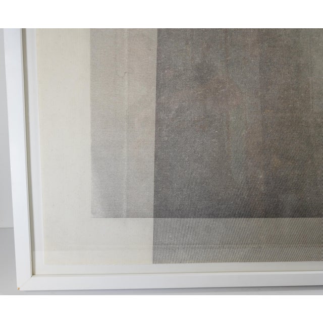 Paper 21st Century Midcentury Modern Abstract Geometric Framed Print For Sale - Image 7 of 11