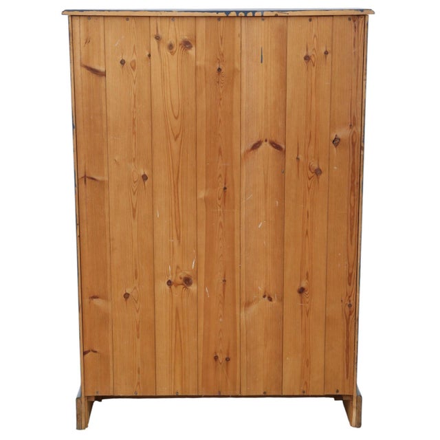 Large Vintage Painted Adjustable Bookcase, 1970s For Sale - Image 6 of 8