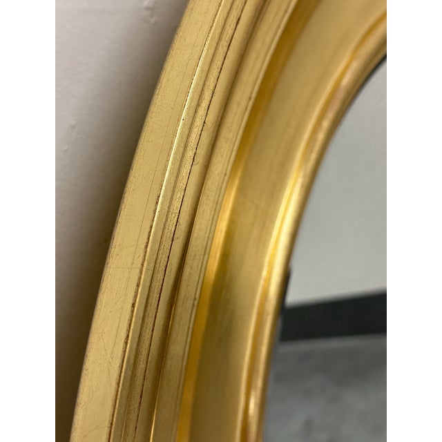 Glass Roche Bobois Clara Gold Mirror, 40 Inches For Sale - Image 7 of 12