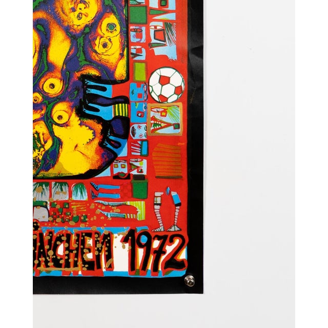 1970s Serigraph Olympics 1972 Poster from Friedensreich Hundertwasser, 1970 For Sale - Image 5 of 9