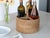Brown Artifacts Rattan Round 4 section Caddy/Cutlery Holder in Honey Brown For Sale - Image 8 of 9