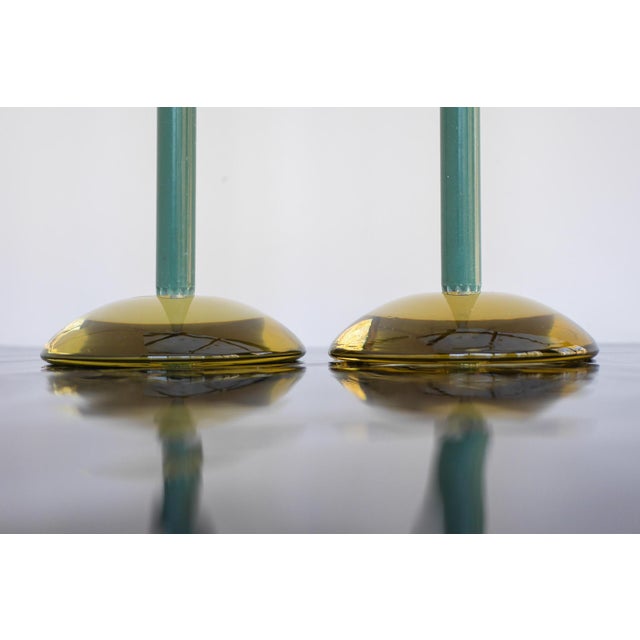 Glass Candleholders by Anne Nilsson for Kosta, 2000s, Set of 2 For Sale - Image 13 of 18
