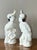 Add a touch of playful sophistication to your decor with this delightful vintage ceramic cockatoo sculpture. Captured in a...