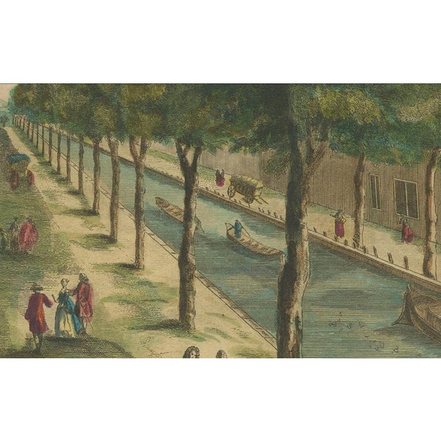 Basset, The Hague Canal and Cannon Foundry, 1770, Optica Print For Sale - Image 5 of 10
