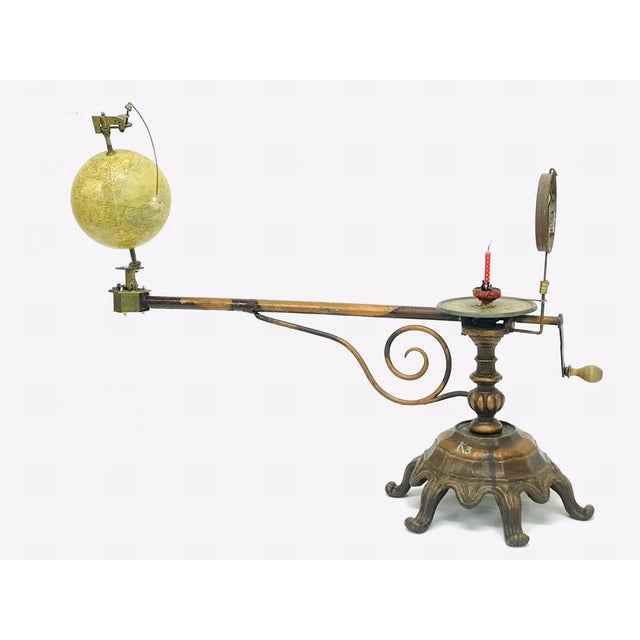 Scientific Tellurium and Lunarium by Jean Felkl, Prague, 1870s, in Very Good conditions. Designed before 1890 This piece...