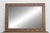 Wood Grand Artisanal Floral Inlay Walnut Finish Mirror For Sale - Image 7 of 8