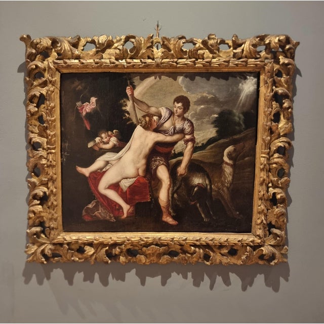 Alessandro Varotari, Nude Venus, 1620, Oil Painting on Canvas, Framed For Sale - Image 17 of 17