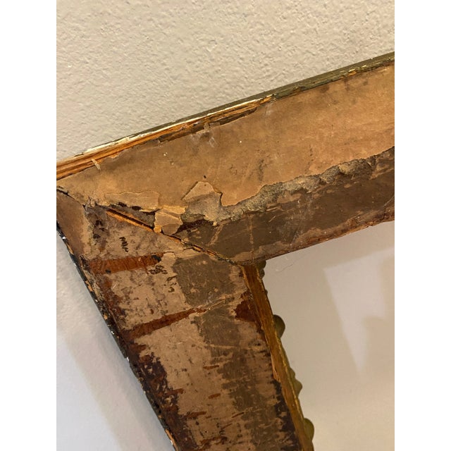 Pair of Large Carved Antique Frames Gilt 28 X 42 For Sale In Mobile - Image 6 of 8