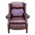 1970s Vintage Lane Acclaim Leather Wingback Chair Recliner For Sale