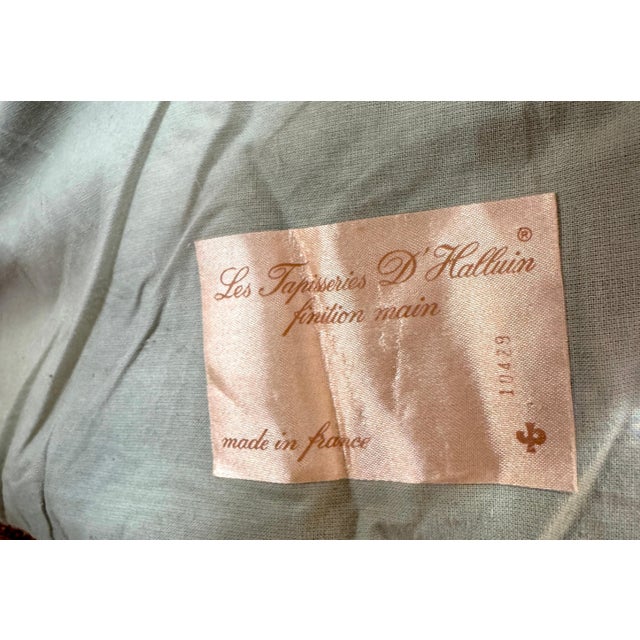 Green Monumental French Aubusson-Style Verdure Tapestry by Les Tapisseries d’Halluin For Sale - Image 8 of 18