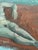 Vilhelm Blomquist, Reclining Lady on Red Couch, 1960s, Oil on Panel, Framed For Sale - Image 16 of 18