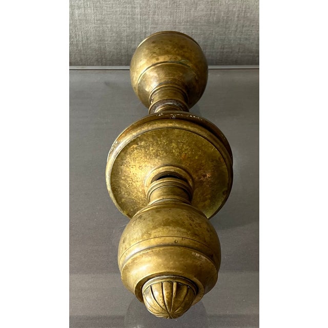 19th Century Antique 19th Century Brass Door Knob For Sale - Image 5 of 18