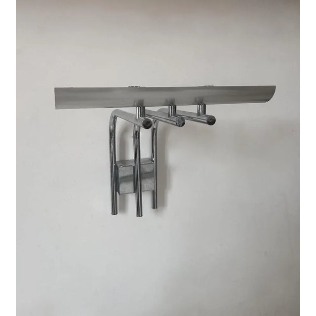 Vintage Studio Wall Lighting in Chrome Metal, 1978 For Sale - Image 12 of 12