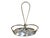 Silver Mid 20th Century Arthur Krupp Milano Oil and Vinegar Glass and Silverplate Cruet Set - 3pcs, Gio Ponti Style For Sale - Image 8 of 16