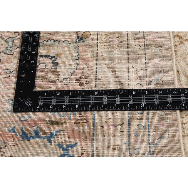 Textile Antique Persian Tabriz Rug, 09'06 X 12'04 For Sale - Image 7 of 10