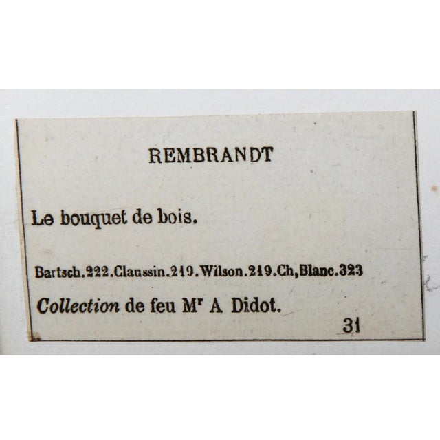 Le Bouquet de Bois (B222) Rembrandt (After Rembrandt) Dutch (1606–1669) Date: 1878 (of original 1652) Heliogravure Size:...